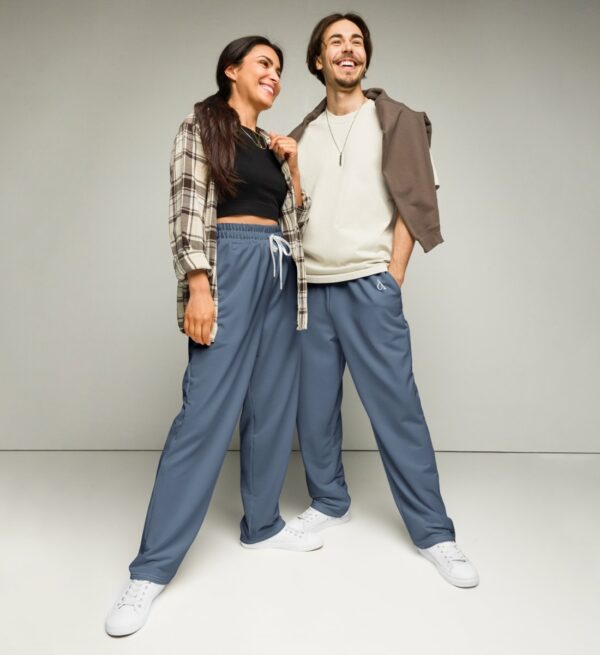 90s Jogginghose recycelt Sky Blu