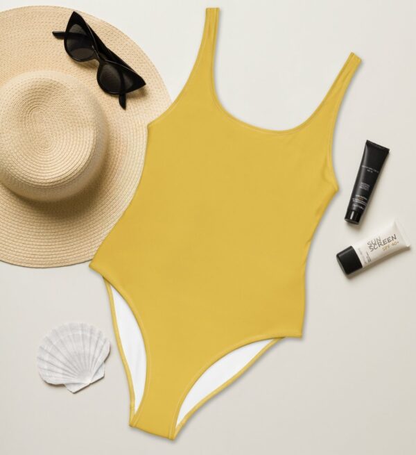 Badeanzug Gelb Damen Retro Hello Yellow