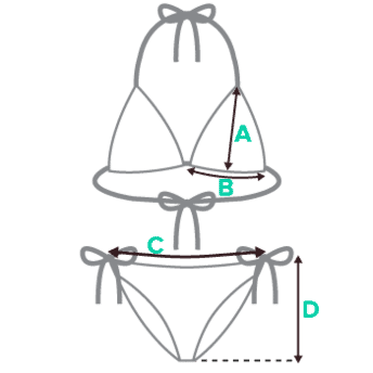 Bikini Damen Größe richtig messen