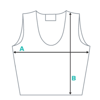 Boho Crop Top Damen Größe bemessen