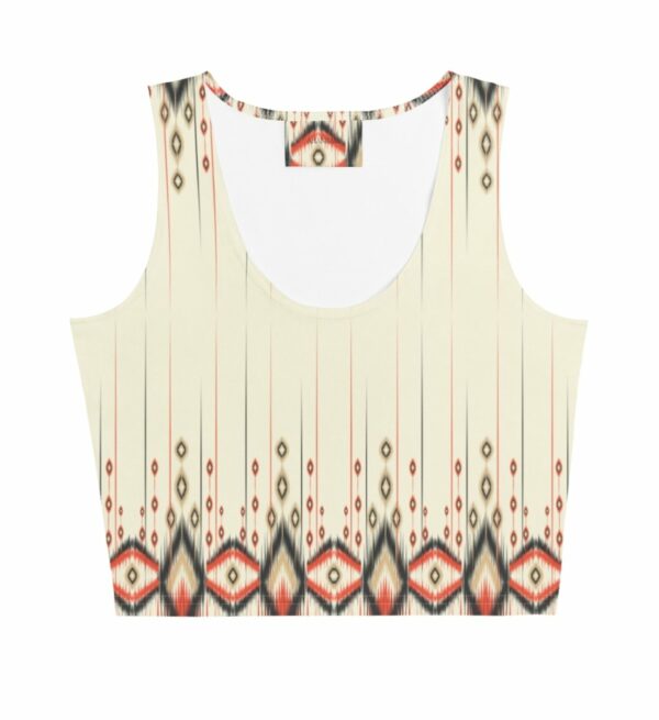 Damen Boho Crop Top individuelles Muster