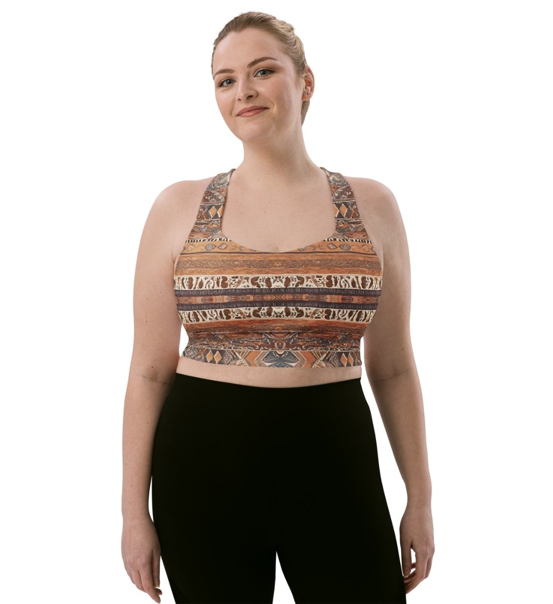 Damen BH Für Yoga Boho Muster