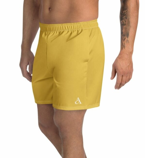 Gelbe Shorts mit Taschen