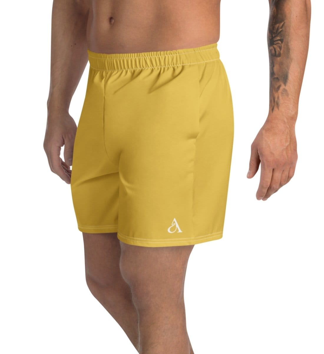 Gelbe Shorts mit Taschen