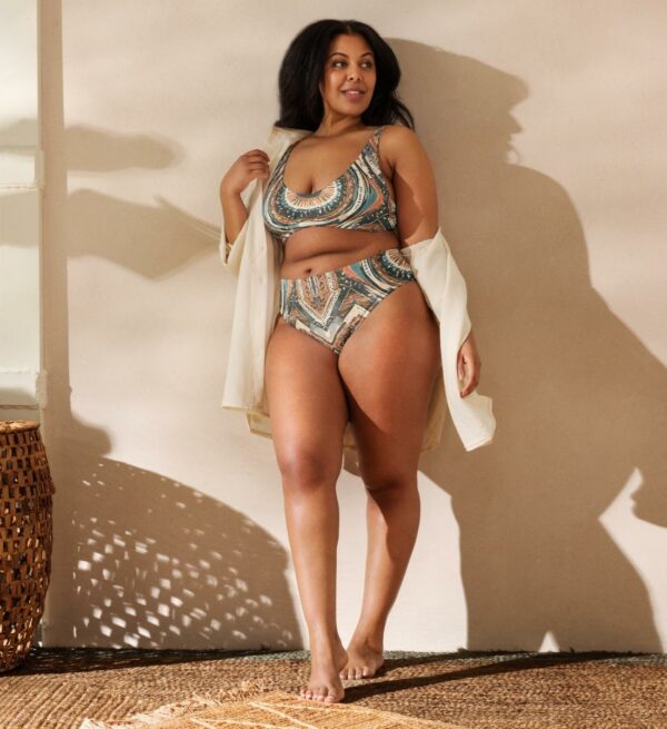 High Waist Bikini Damen YOU Boho Print