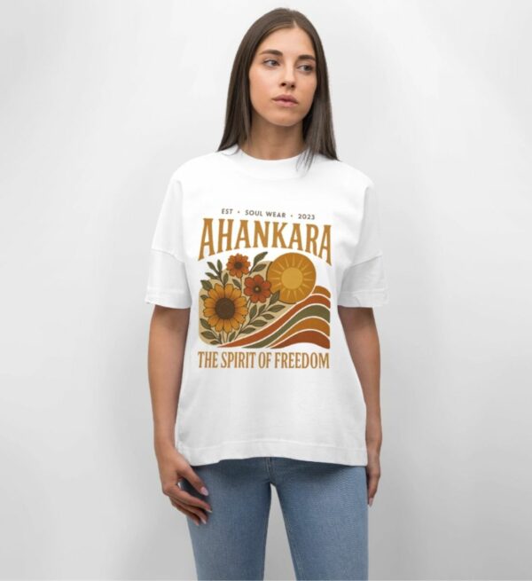 Damen Hippie T Shirt Outfit „The Spirit of Freedom“ – Sommerlicher Boho Look