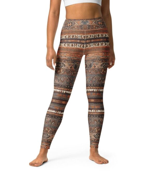 Leggings für Yoga mit Retro Motiv