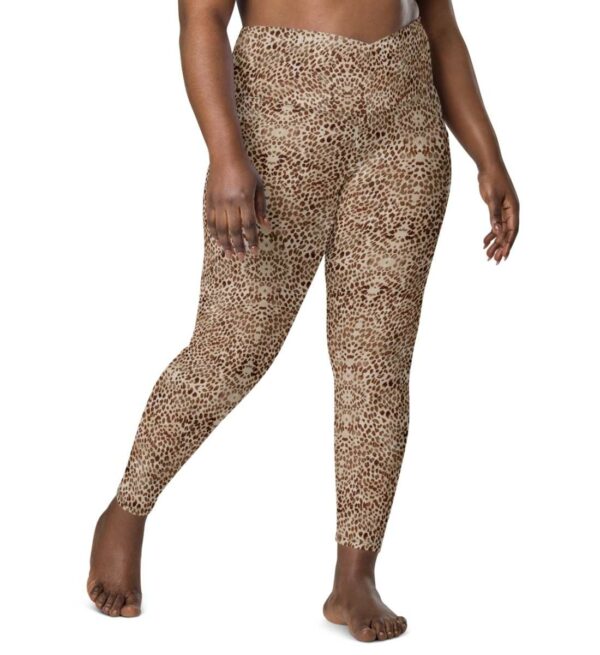 Leopardenmuster Leggins Damen