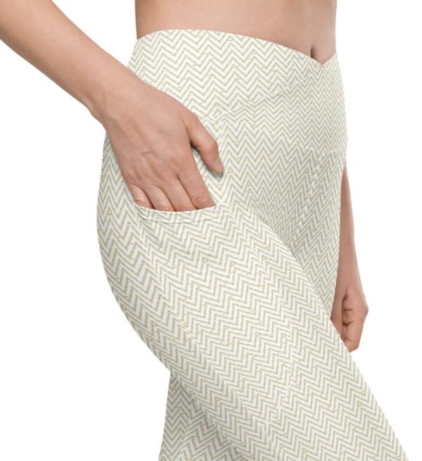 Recycelte Damen Sport Legginigs mit Ethno Muster