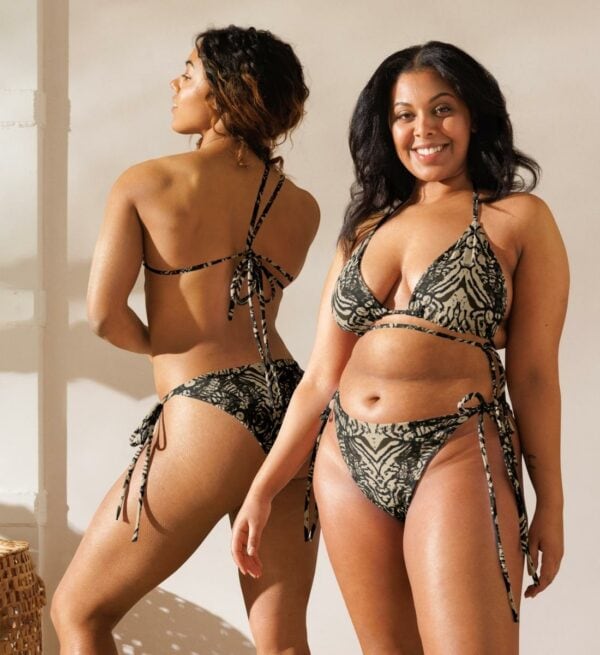 Retro BIkini Damen Boho Muster recycelt Tika