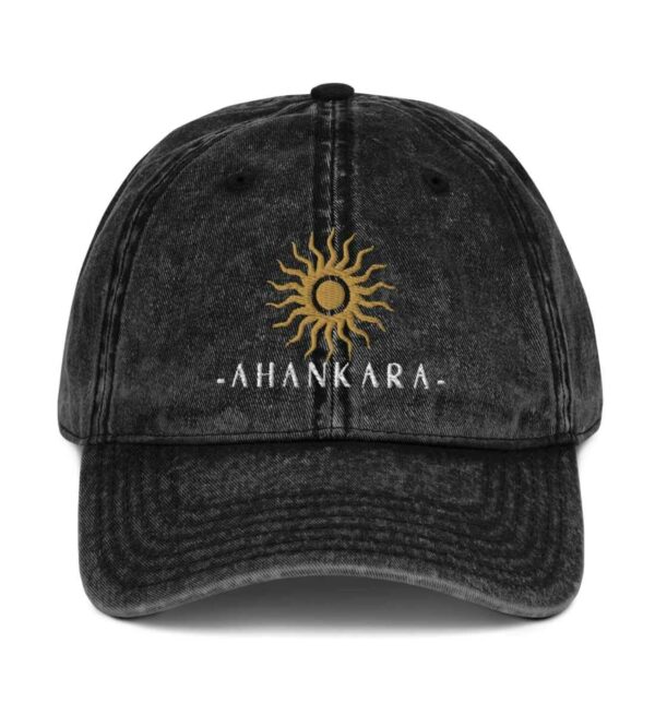 Retro Cap Sun in Schwarz