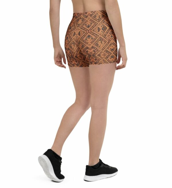 Retro Muster Shorts für Damen