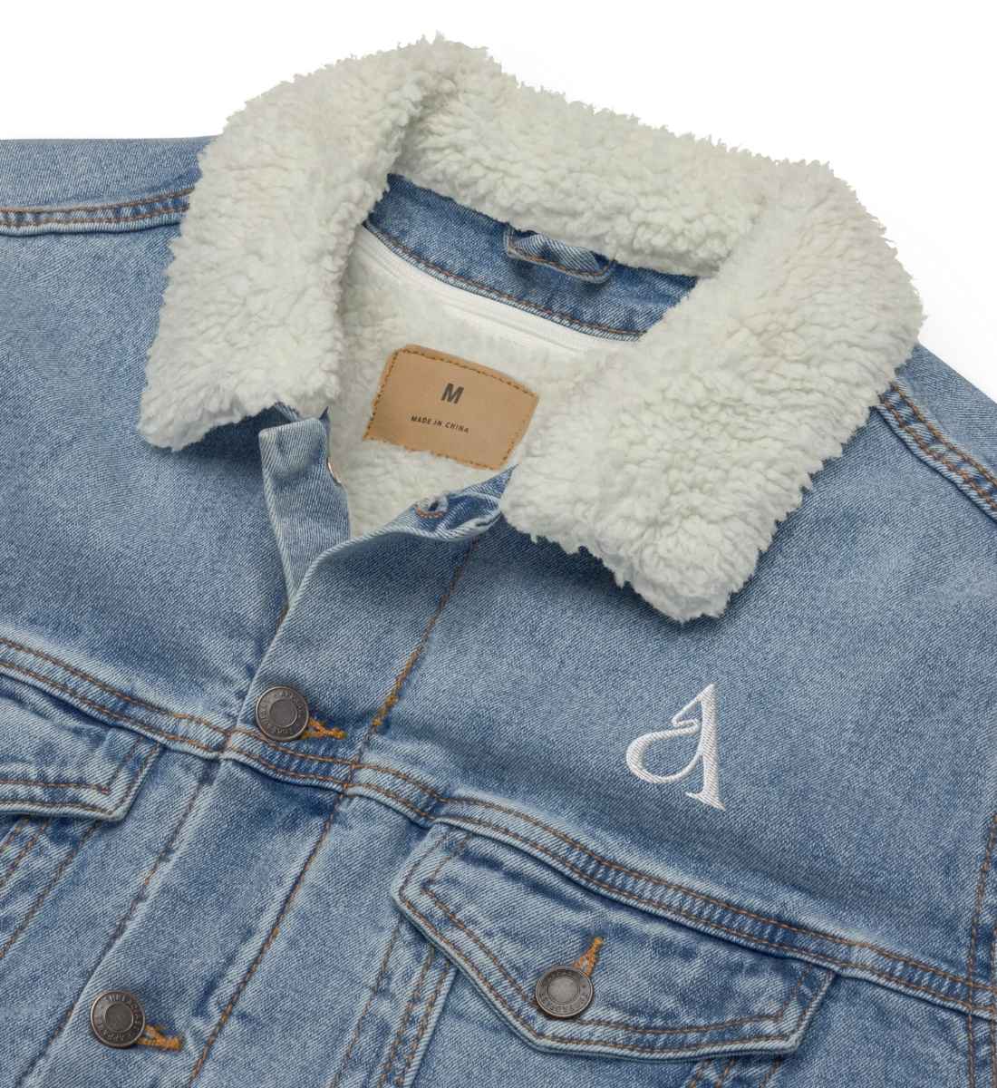 Sherpa Jacke bestickt