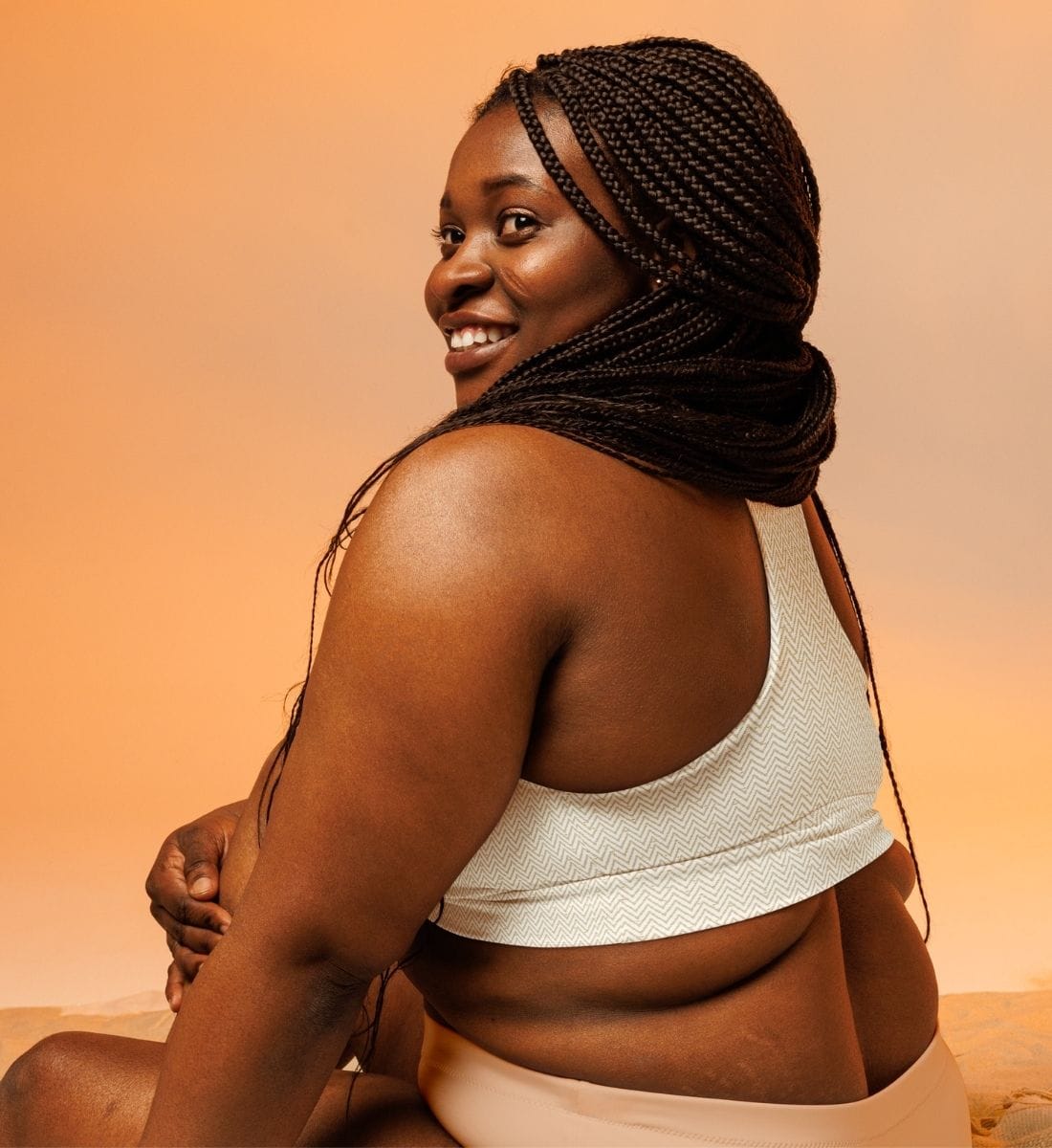 Sport BH Damen große größem Ethno recycled