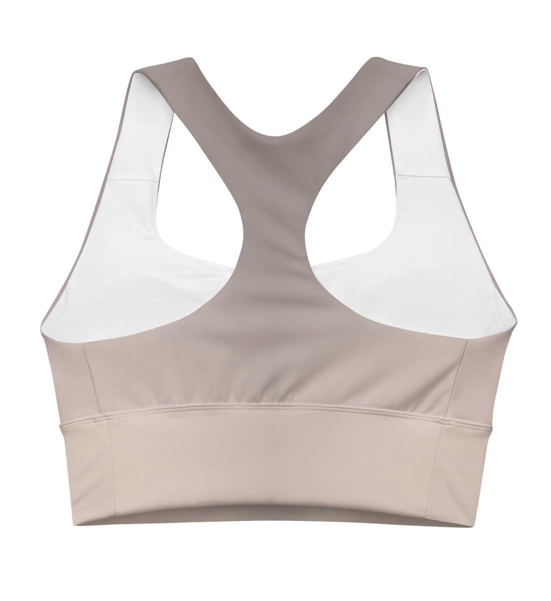 Sport BH Damen starker Halt Grau Beige