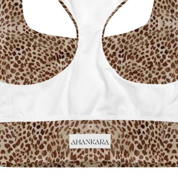 Sport BH mit Leopardenmuster Details Ahankara