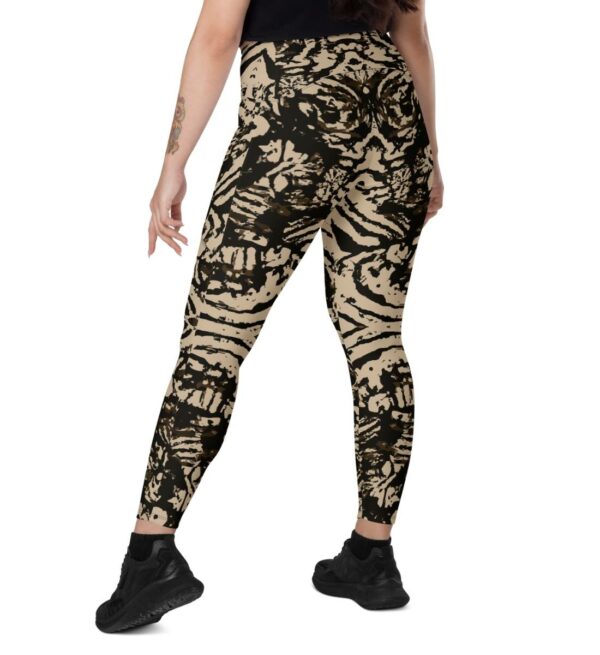 Retro Sport Leggings Damen ausgefallenes Design