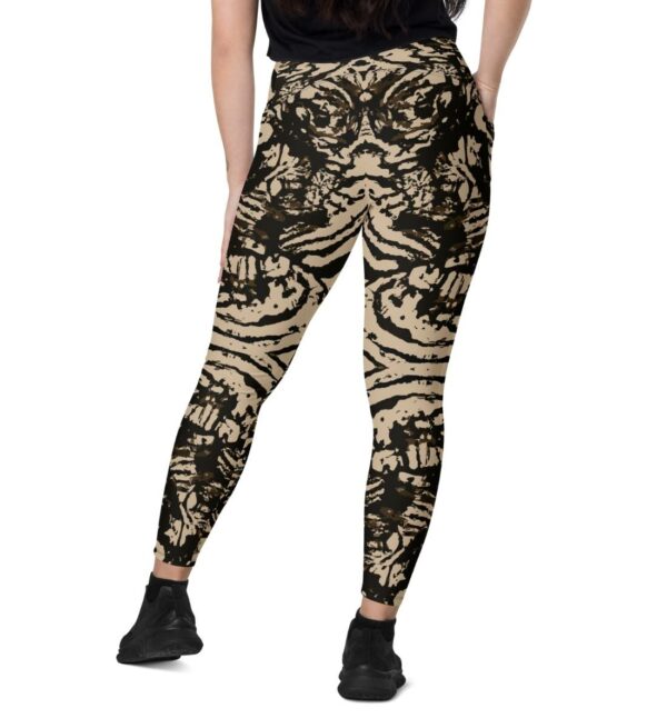Sport Leggings Retro Dhelia Recycelt von Hinten
