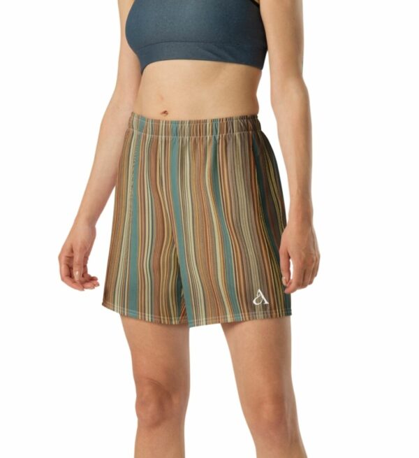 Sport Shorts gestreift Damen Retro