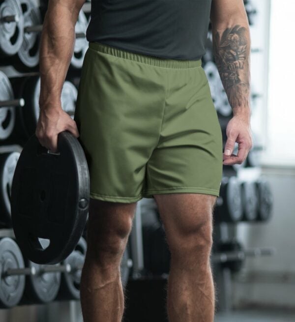 Sport Shorts Militär Grün für Krafttraining