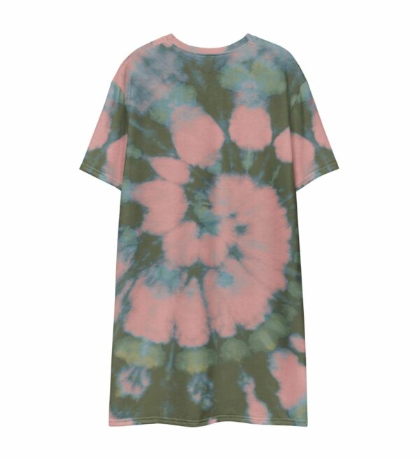 Boho Oversized T Shirt Damen Batik von Hinten