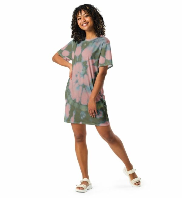 Boho Oversized T Shirt Lang für Damen Batik