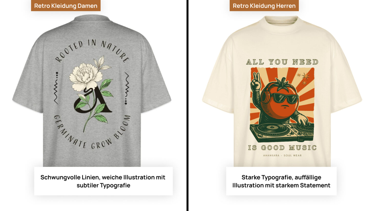 Retro Kleidung für Damen und Herren