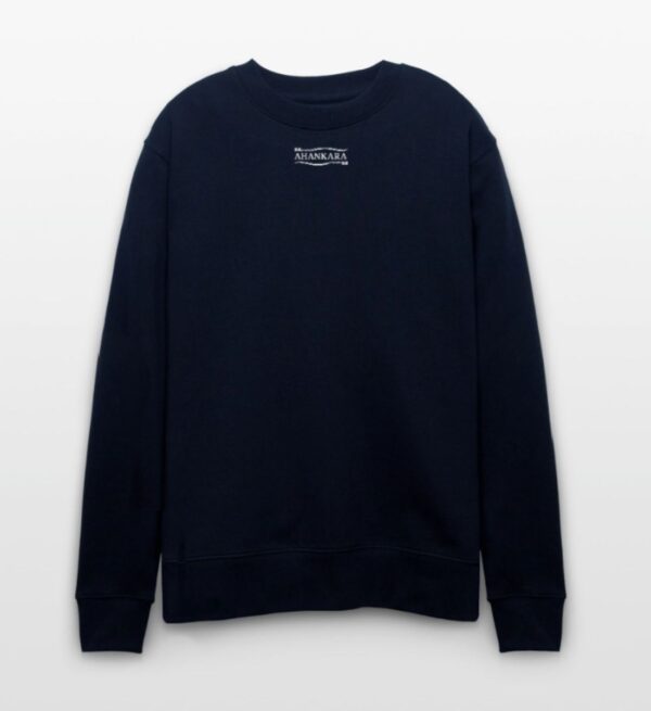 Relaxed Sweatshirt mit Tribal Logo im Vintage Stil von Ahankara, navy